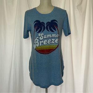 Summer Breeze Vintage-style Tunic Tee  Royce Brand Medium EUC